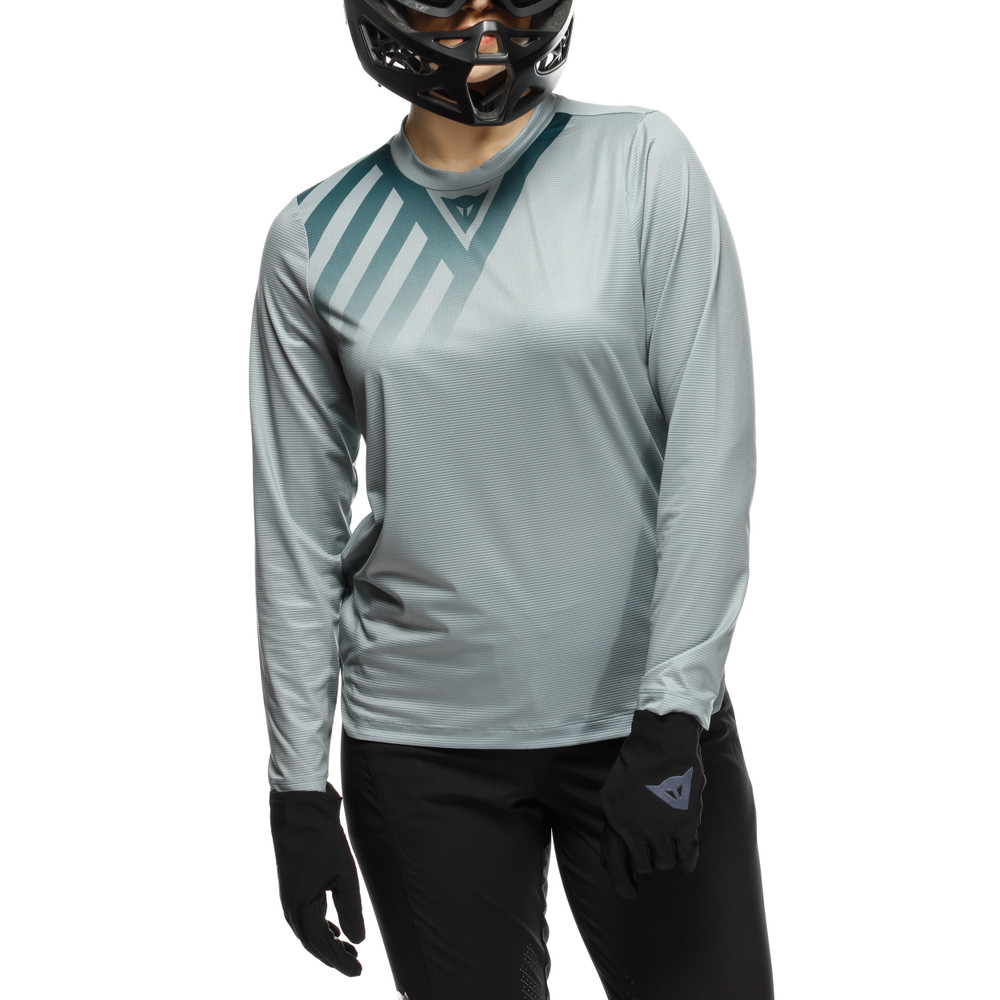 hg-aer-jersey-ls-women-s-long-sleeve-bike-t-shirt-green-water image number 3