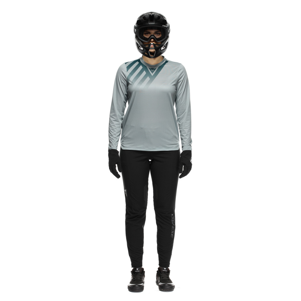 hg-aer-jersey-ls-women-s-long-sleeve-bike-t-shirt-green-water image number 1