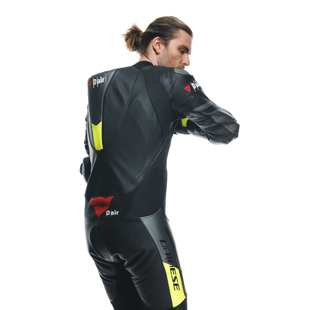 misano-3-perf-d-air-1pc-leather-suit-black-anthracite-fluo-yellow image number 11