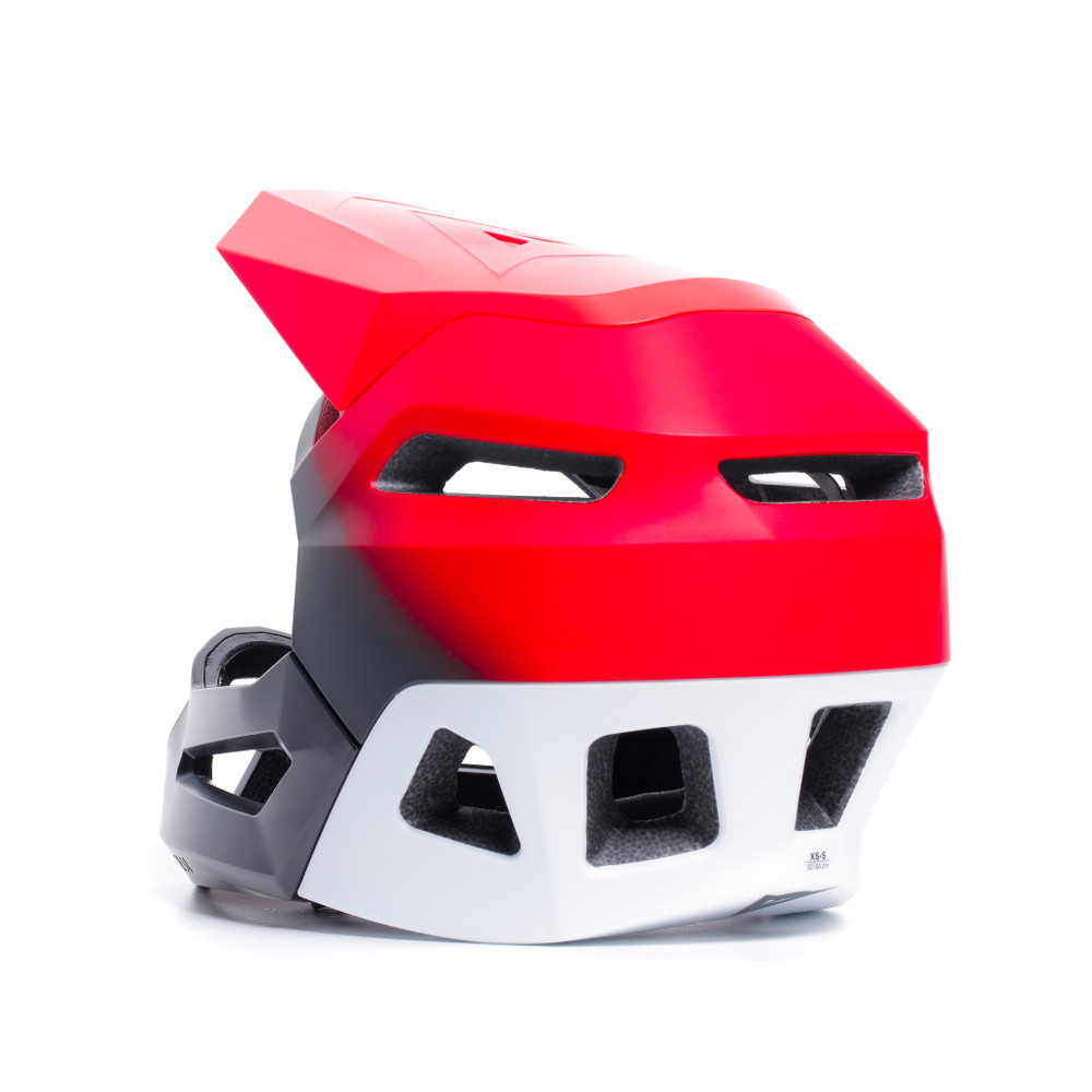 scarabeo-linea-01-full-face-bike-helmet-for-kids-red-white-black image number 3