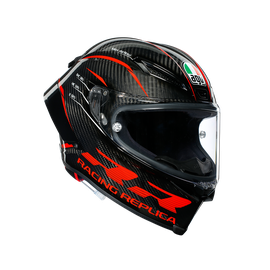 PISTA GP RR PERFORMANCE CARBON/RED - MOTORBIKE FULL FACE HELMET E2206 DOT